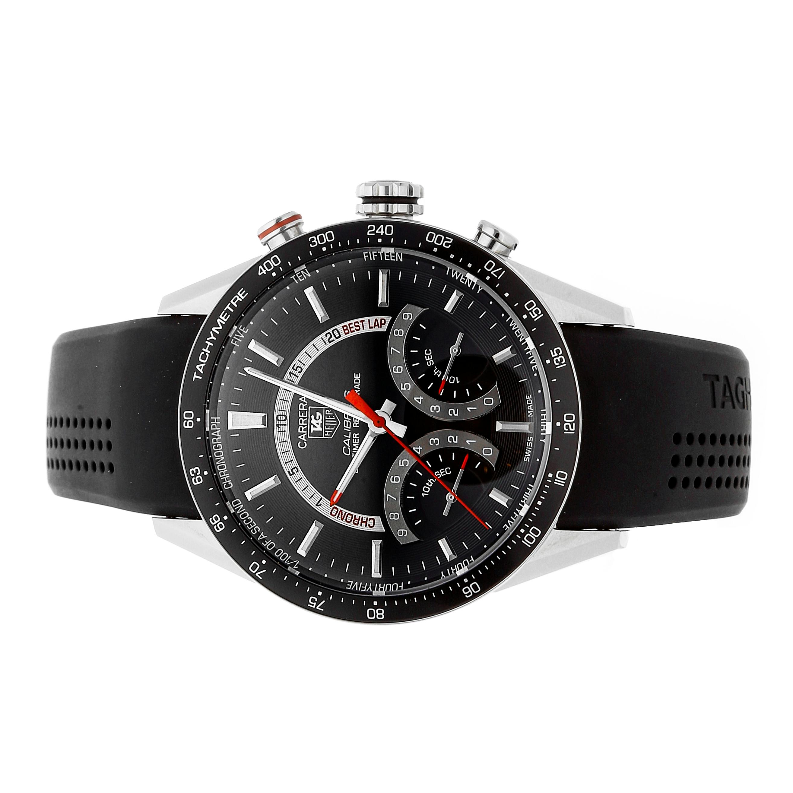 Tag Heuer Carrera Calibre S Laptimer Chronograph CV7A10